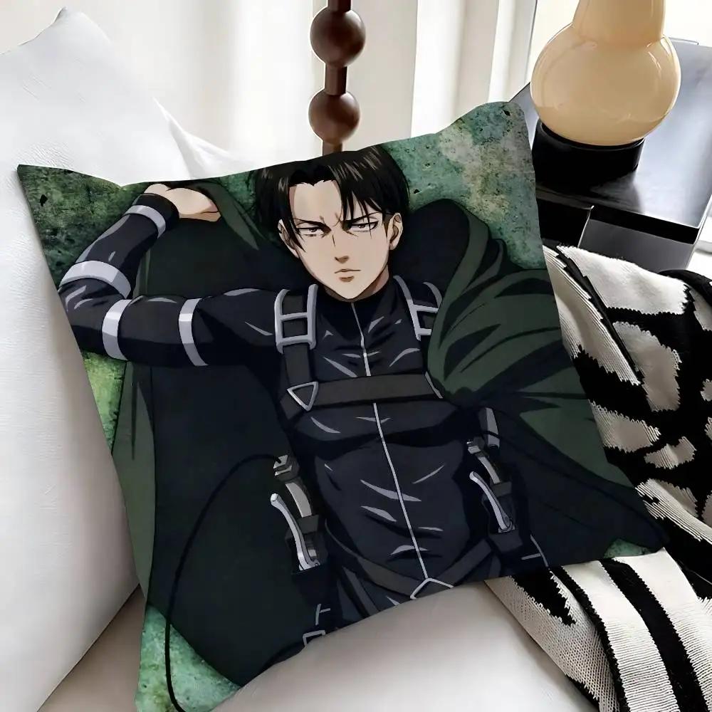Levi Ackerman Pillow Cover For Bedroom Room And Living Room Sofa Decorative Cushion Cover