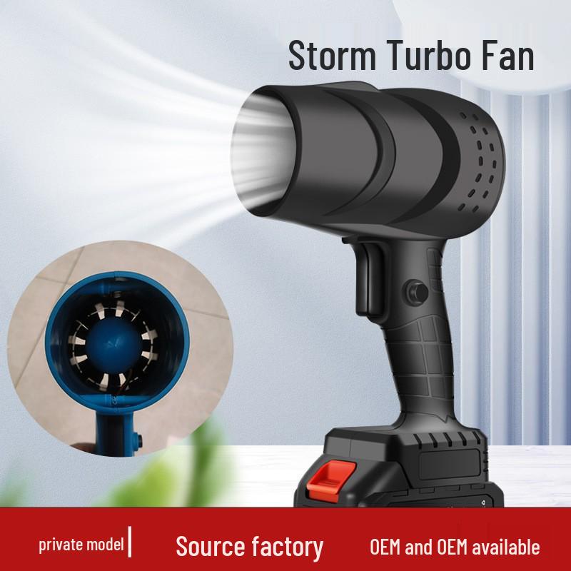 High-Power Lithium Battery Cordless Leaf & Snow Blower for Home & Car Charging
