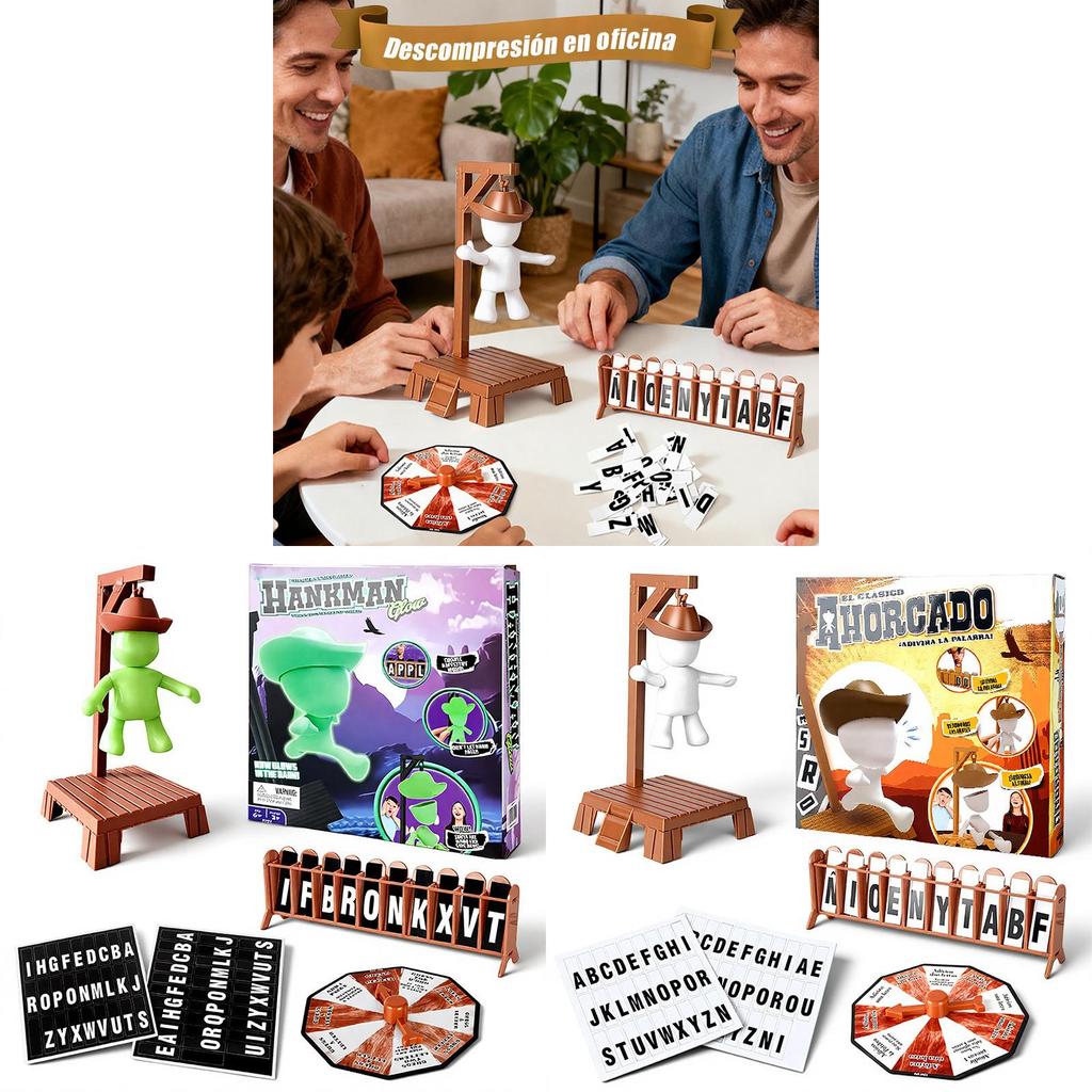 Magnetic Hangman Word Puzzle For Kids And Adults Interactive Game