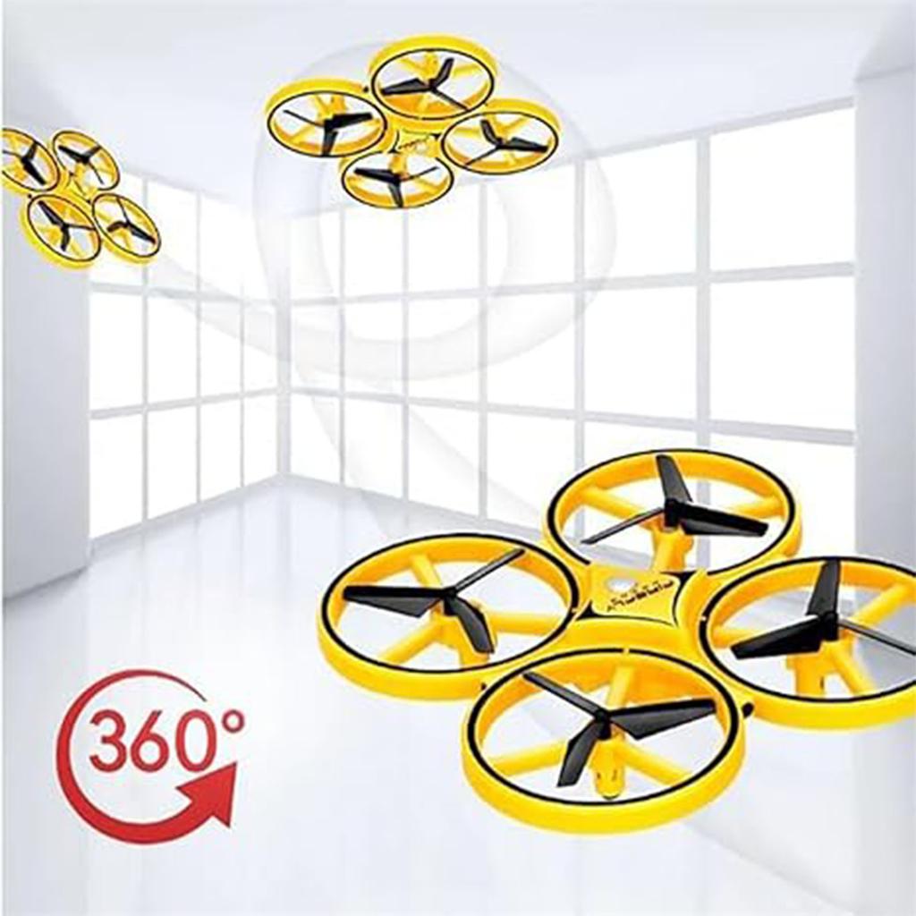 Electric Gesture Control Drone Toy with Light Smart RC Electric Flying Drone With LED Outdoor Toys for Kid Boys Girls Toy Gift