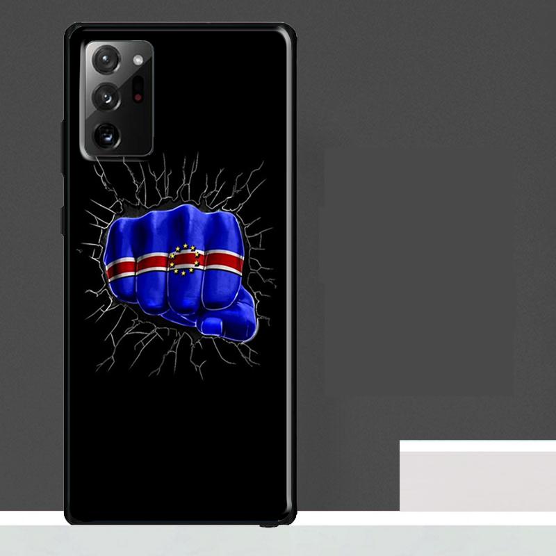 Cape Verde Flag Coat of Arms Case For Samsung Galaxy S24 Ultra S23 S22 S21 S25 Ultra S9 S10 S20 Plus S25 FE Phone Cover