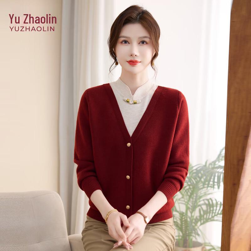 

YUZHAOLIN Women s Faux Two-Piece Half-High Collar Warm Sweater XL