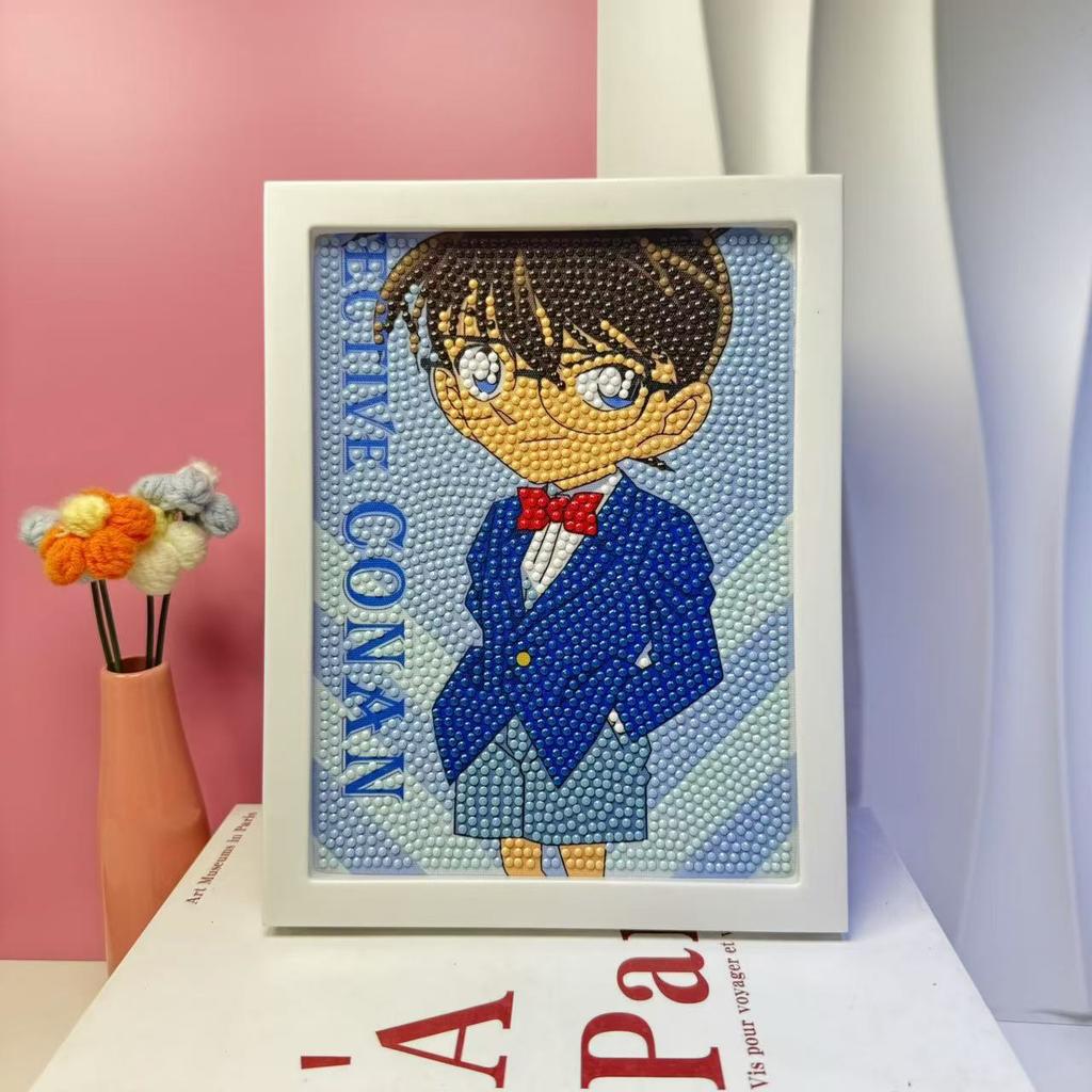Children'S Diamond Painting Framed Handmade Diy Material Bag Sanrio Diamond Paste Painting Concentration Toy
