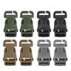 2pcs/set Side Release Buckle With Buckles, 0.98inch Quick Attachment Surface Mount, Modular Attachment Point Buckle Kit For Chest Rig Combat Vest Gear