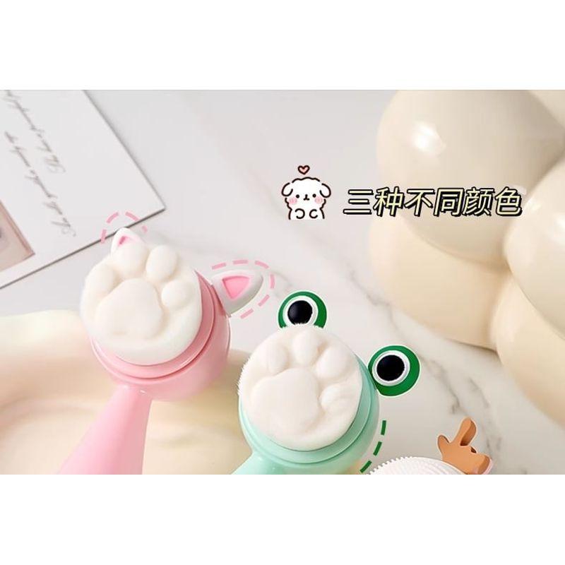 Trikeel - Animal Ear Dual Side Face Wash Brush (Various Designs)