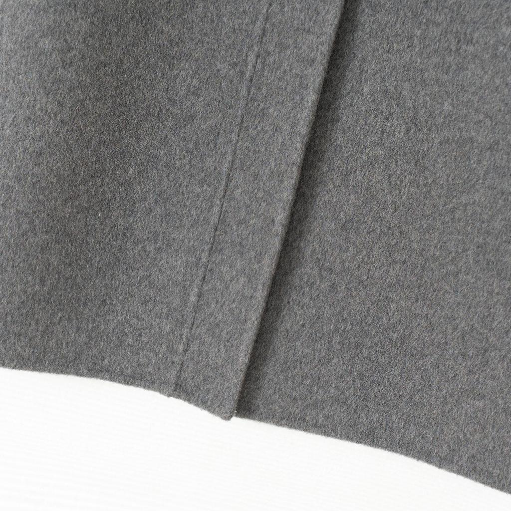 Palton elegant din cașmir dublu-față 2025 cu guler rever pentru toamnă/iarnă