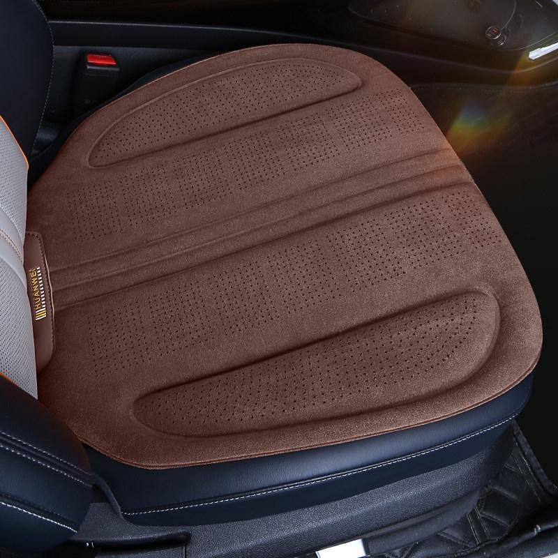 Universal Breathable Lambskin Suede Car Seat Cushion for All Seasons