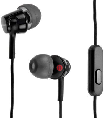 Sony Earphones MDR-EX155AP: Canal Type with Remote Control and Microphone, Black MDR-EX155AP B