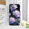 Luxurious White Peony Flower Pattern Phone Case for IPhone 17 16 12 11 14 Plus 13 14 15 Pro Max 12 13 Mini X XSMAX XR Soft Cover