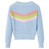 Pull-over tricoté pour enfants bleu 5 dimensions disponibles