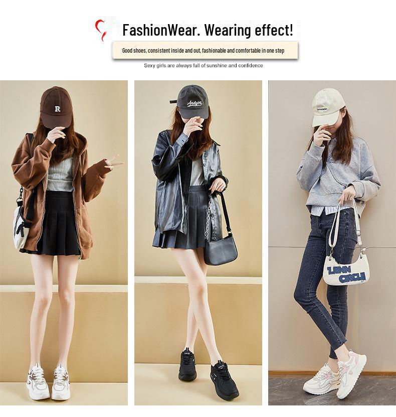 2024 Winter Korean Velvet Women's Dad Sneakers Q103-2: Thick-Soled, Warm, Casual Sports Shoes for Students