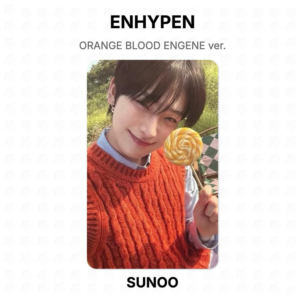 ENHYPEN ORANGE BLOOD ENGENE ver. Official Photocard