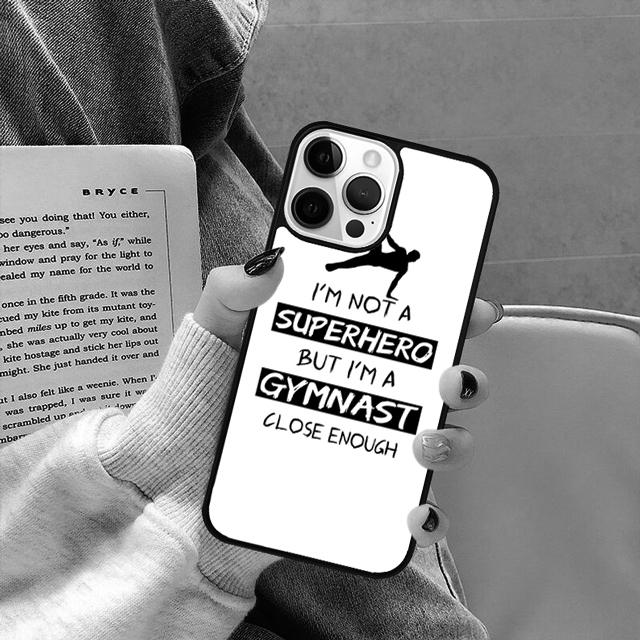 Rainbow Gymnastics Silhouette Phone Case Cover for iPhone 17 Air 16 16e 15 13 14 11 12 Pro Max Plus coque fundas Shell