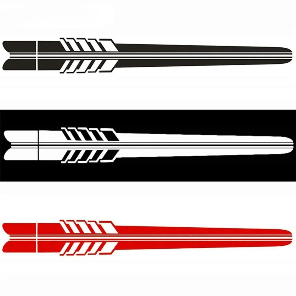 Car Side Stripe Vinyl Decal Sticker for Mercedes Benz AMG Series Waterproof Body Decoration Racing Style Auto Accessories