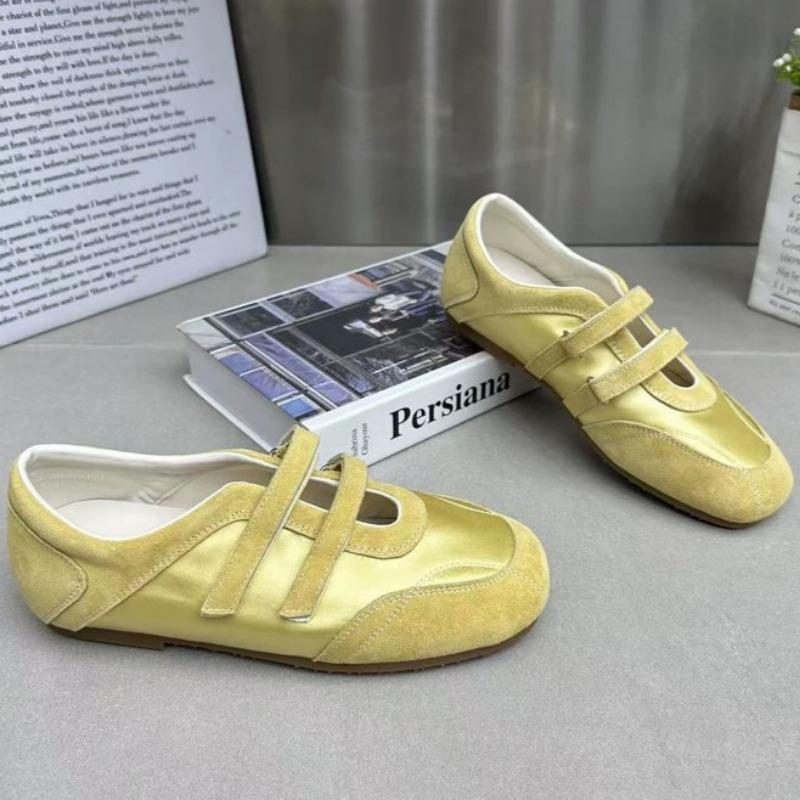 Fashion Marie Janes Flat Sandals Women Ballet Shoes Casual Sneakers Summer 2025 Trend Shallow Loafers Comfort Soft Sole Zapatos Mujer
