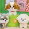 20cm Plush Puppy Toy Soft Plush Yorkshire Terrier Companion Puppy Dog Children Stuffed Doll Toy