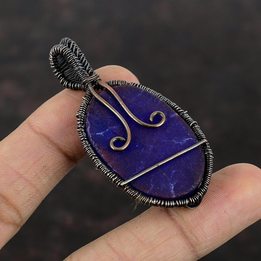 Baum des Lebens Facettierter Blauer Saphir Anhänger Kupferdraht gewickelter Anhänger Handgefertigter Anhänger Kupferdraht Wickelschmuck Edelsteinanhänger Zum Geschenk