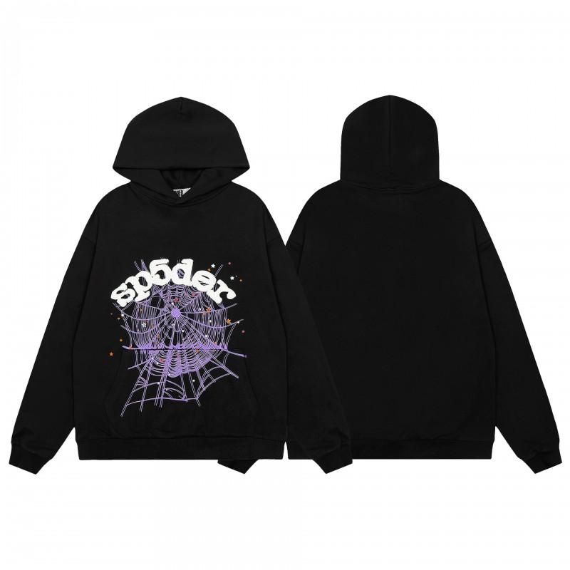 Sp5der Streetwear Hoodie Jogger Set Cotton