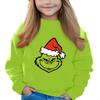 Christmas Day Girls Round Neck Pullovers For Kids Printed Baby Tops