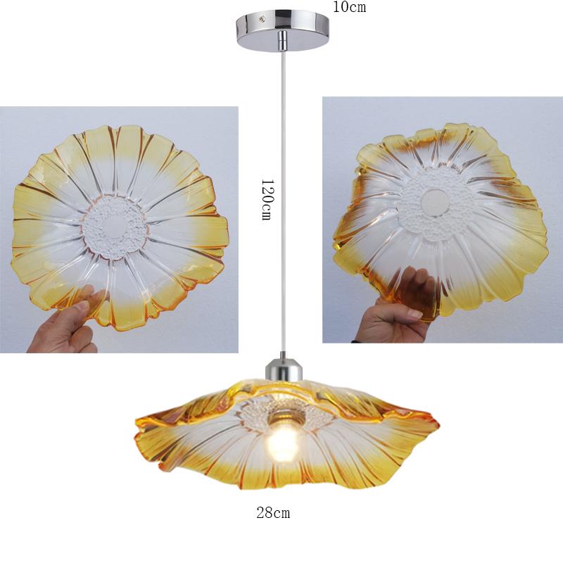 Dining Room Kitchen Nordic Glass Pendant Lamps Hanging Chandelier Ceiling Living Room Bedroom Indoor Decorative lights Fixture