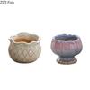 Creative Painted Ceramic Vase Lotus Shape Plant Pots Table Decoration Flowers Arrangement Flower Vase Room Aesthetic Decor