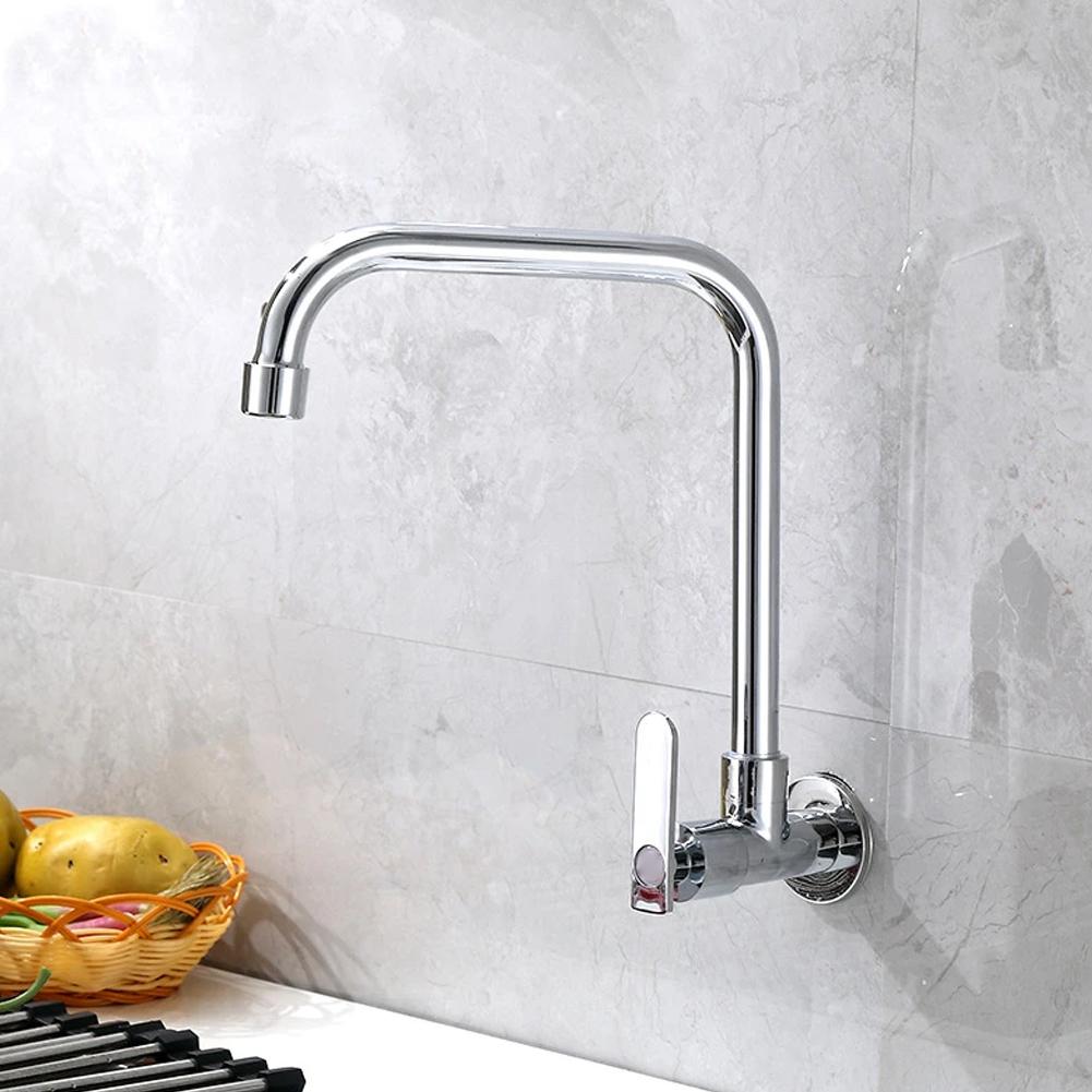 Kaltwasserhahn Messing Küchenarmatur Wandmontage Gute Messingkonstruktion Stilvolle Ergänzung Kompakte Größe