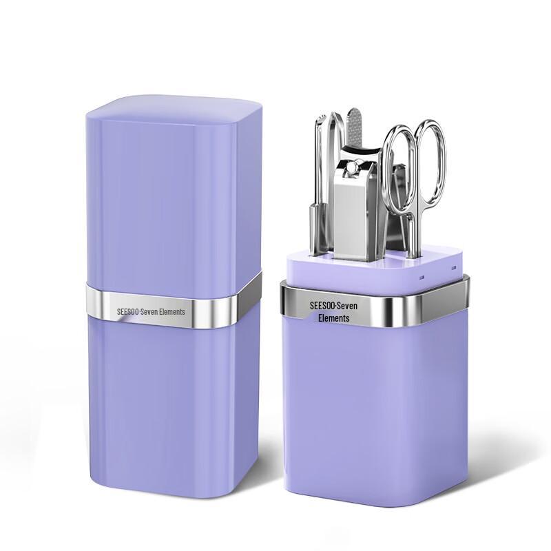 Qisu 6-Piece Stainless Steel Nail Clipper Set