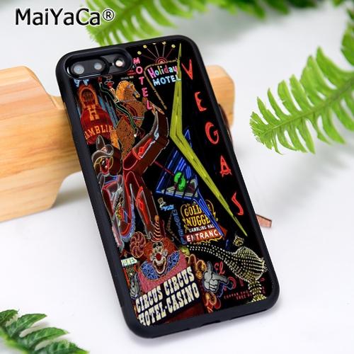 MaiYaCa Las Vegas Sign LIGHTS Nevada Phone Case For iPhone 17 Air 16 15 14 11 12 13 Pro MAX Plus coque Cover Shell