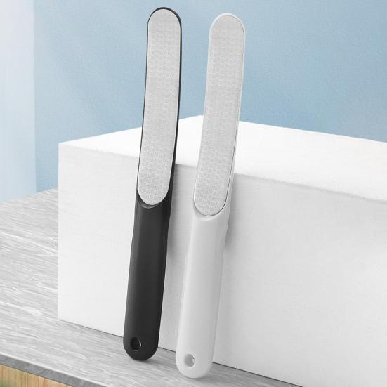 1/2/3Pcs Stainless Steel Nail File Pointed Tip Non-Slip Ergonomic Handle Men Women Gel Acrylic Fingernail File Board Manicure Pedicure Tools