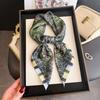 2026 New Cashew Print Bandana Square Scarf Luxury Soft Satin Stylish Versatile Neck Scarf For Women Hairbands Headscarf