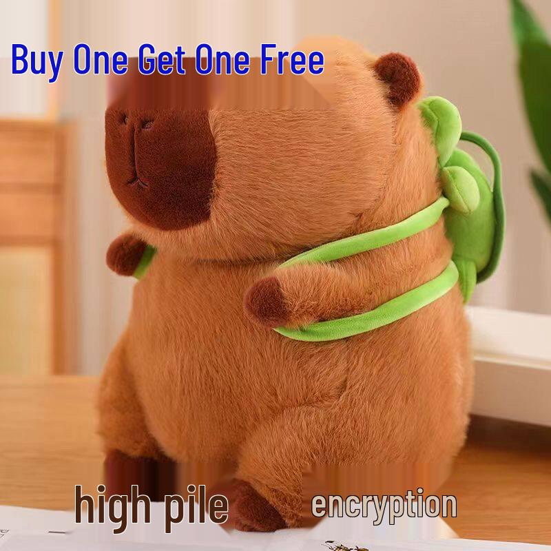 Adorable Capybara Plush Backpack Doll - Cute & Quirky Birthday Gift 12 cm