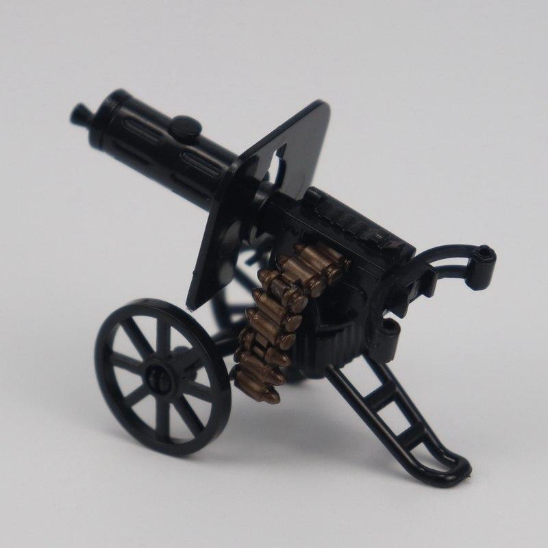 Military Solider Kits Model Toy For Children Building Blocks Toys & Hobbies WW2 Kids Machine Guns Military Weapons