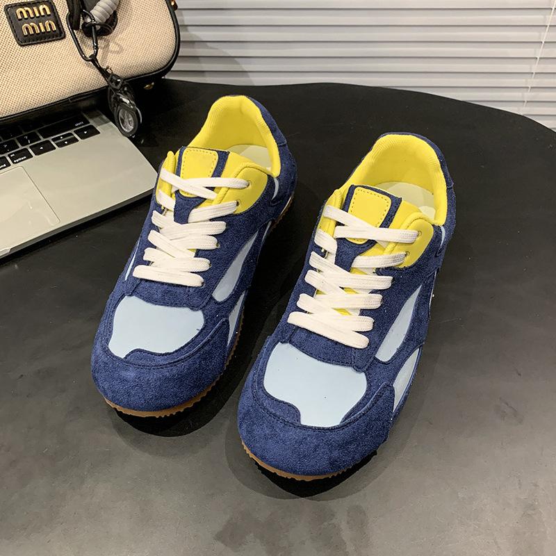 Popular Forrest Gump Shoes Women's 2025 New Summer Versatile Flat-bottomed Red Mango Student Sports and Leisure Moral Training Shoes