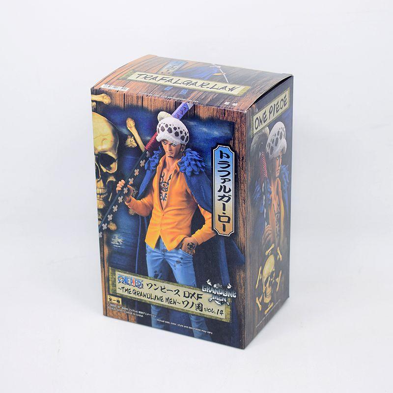 Anime One Piece Wano Country Trafalgar Law with Sword Battle Ver. GK PVC Action Figure Statue Model Kids Toys Doll Gifts 17cm