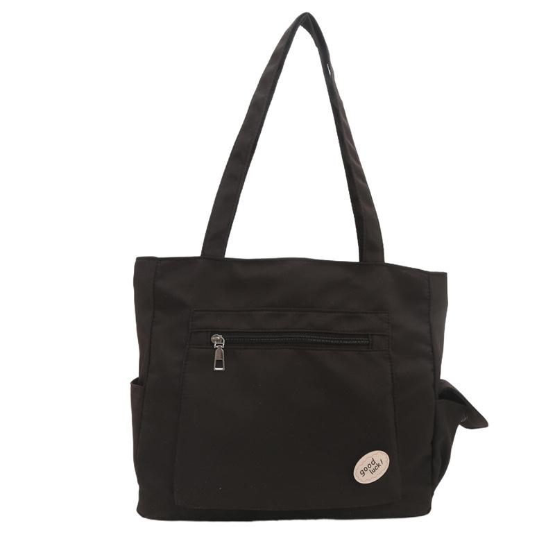 College Students Take Classes, Canvas Bags, Large-capacity Handheld Cloth Bags, Women's 2025 New Versatile Shoulder Tote Bags