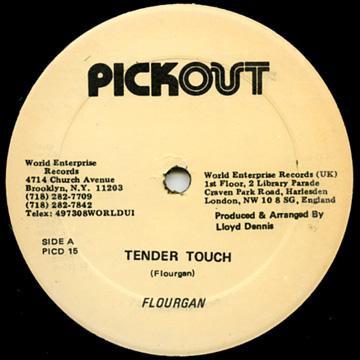 

12inch Record FLOURGON Tender Touch PICD15 Pickout US Reggae Ska Dub Used