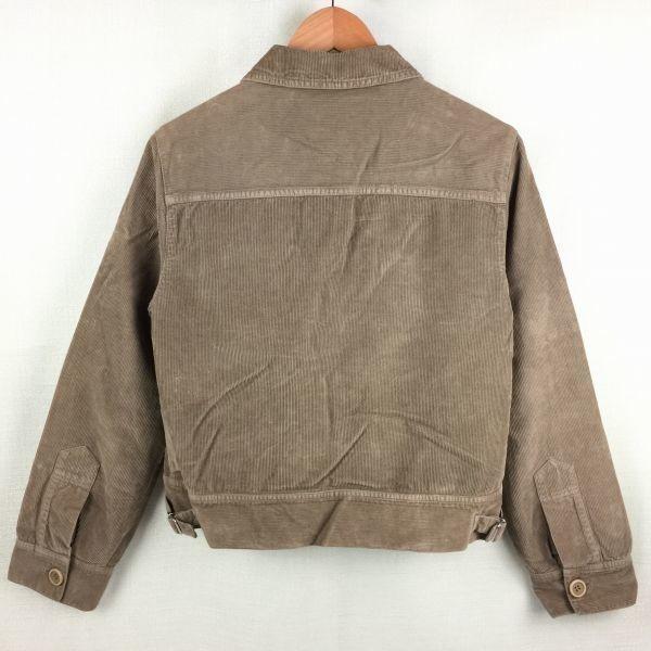 Mit Einlage! SPORT MAX CODE Corduroy Blouson Größe CH36 JI40 Braun(GEBRAUCHT)
