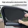 New Electrostatic Sun Visor for Car Side Window 4-Layer Sun Shade Curtains Anti-Glare UV-Blocker Auto Internal Blocker 99.9% UV
