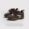 Inner Height Increase 6Cm Forrest Gump Shoes Women'S Autumn And Winter Leather Sports Leisure German Training Shoes Are Comfortable And Versatile
