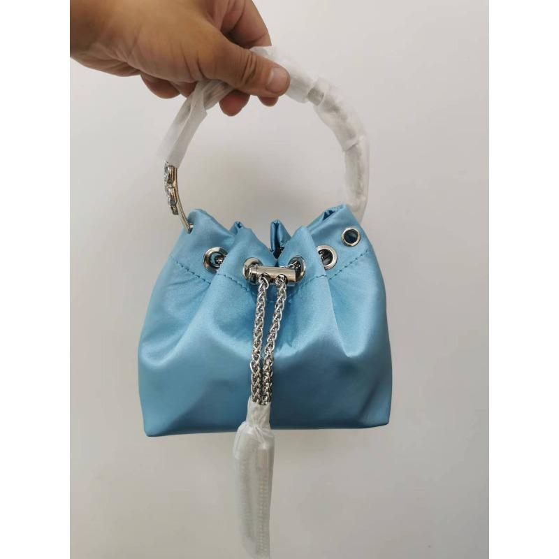 Women Bag High Quality Silk Bucket Bags Diamonds Female Personalized Shoulder Tassels Chains Handbags For Women Crossbady Bag