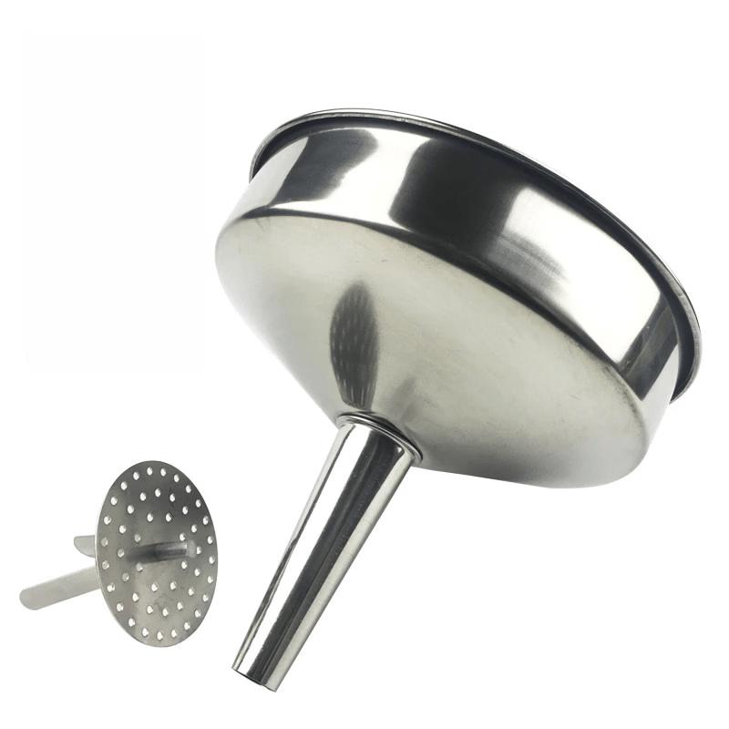 Thickened Stainless Steel Funnel with Filter Screen