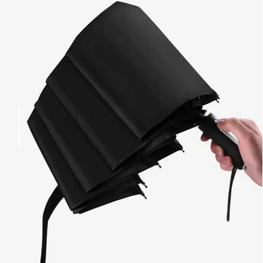 Business Strong And Durable Wind-resistant Umbrella Rain Shine Large Folding Sun UV Protection Anti-Rebound Umbrellas.