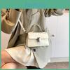 Chic Small Square Bag For Women 2024 Summer Trendy Pu Leather Crossbody Bag