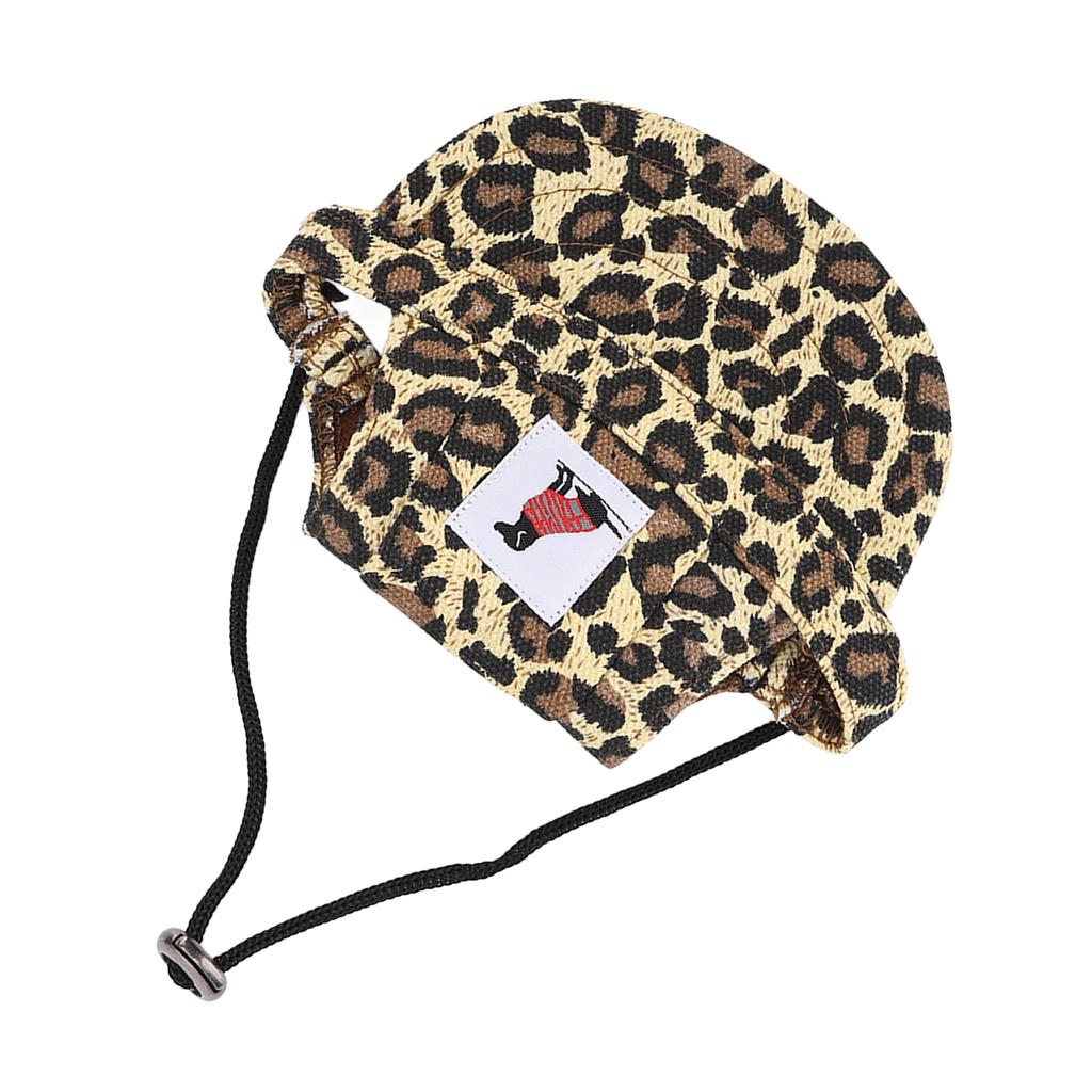 Pet Baseball Hat Adjustable Summer Stylish Dog Outdoor Sunbonnet with 2 Ear Holes for Outdoor