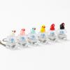 Animal Keyboard Fidget Keychain Finger Button Clicker Decompression Toy With Colorful Lights