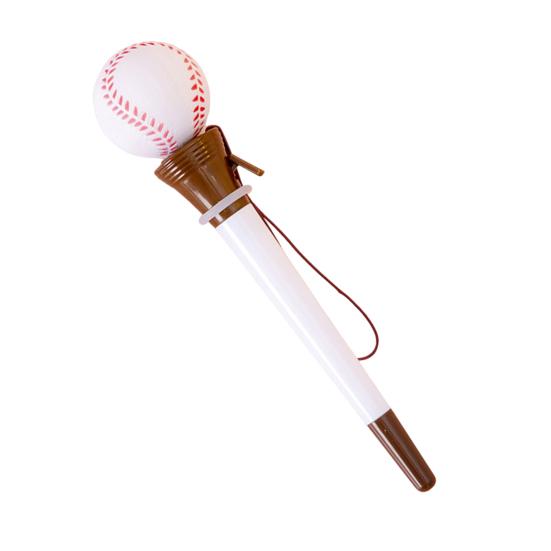 Ausziehbarer Kugelschreiber Sport Ball Faust-Topper Druck-Auswerfer Schnelltrocknend Glattes Schreiben Kugelschreiber Schüler Schulbürobedarf