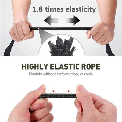 3-Type Elastic Rope Kit (8mm) - Heavy-Duty Bungee Cords with Hooks for Bike Luggage, Roof Rack  Straps  &  Packing Ties