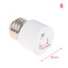 E26 E27 Screw B22 Bayonet Lamp Holder  To Us Eu Ac Power Plug Adapter Converter