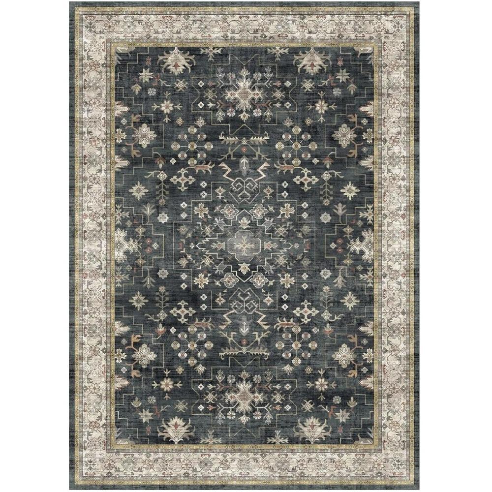 Scandinavian Style Understated Pink and Green Carpet for Living Room Decor Sofa Rug Bedroom Bedside Rug Kitchen Dining Table Mat