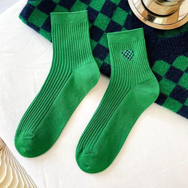 Grüne Rüschensocken Lolita Süße Mädchen Spitze Kniestrümpfe Hohle Dünne Sommer Atmungsaktive Harajuku Streetwear Damen Socken